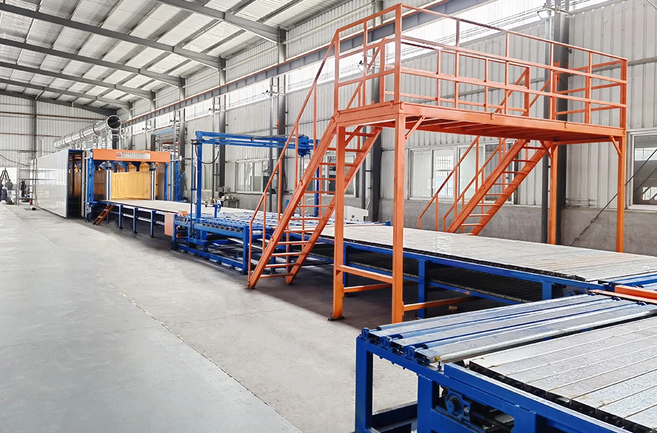 continuous foam production machine